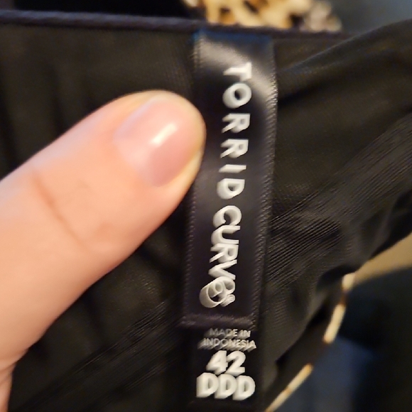 Torrid Leopard Print Lace Trim Bra - Picture 4 of 4